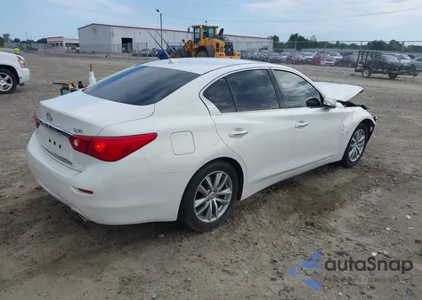 2015 Infiniti Q50 Premium from USA, damaged, VIN JN1BV7AP4FM357443